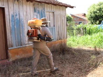 Controle químico está sendo aplicado nas regiões com incidência de dengue.